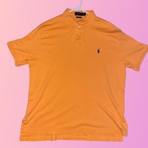 ORANGE POLO SIZE L